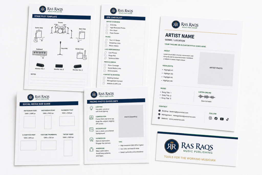 mini hero image for artist rise downloadable templates