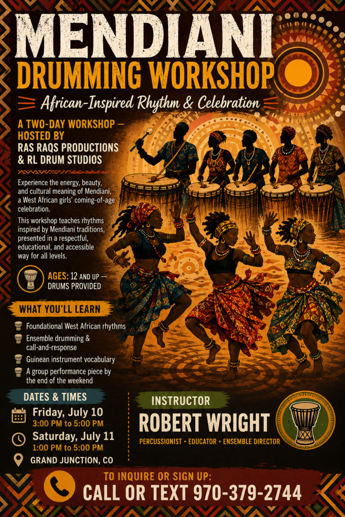 Ras Raqs Presents Mendiani Workshop flyer